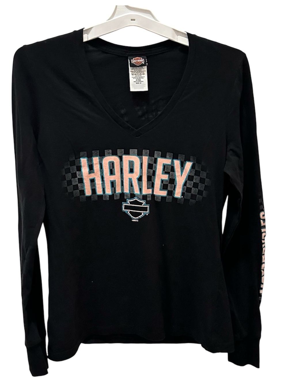 HARLEY DAVIDSON Gulf Coast Ft Walton Beach Florida long sleeve T-shirt size M